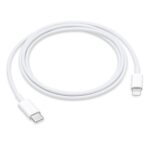 Premium Type-C to Lightning Cable for Latest iPhones – 1m/2m – High Quality PVC & Copper Chipset – White