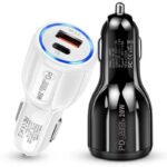 Car Charger – USB + Type-C with QC 3.0 and PD